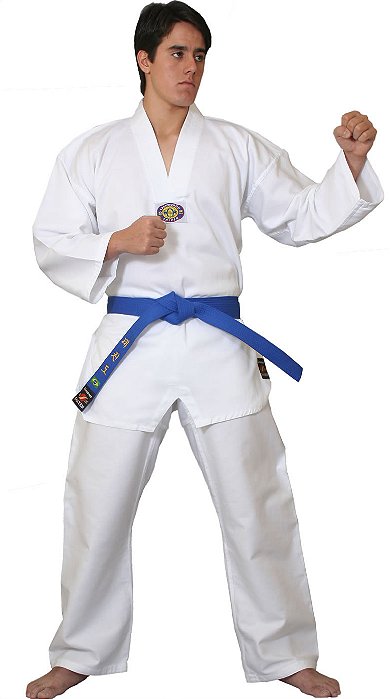 Dobok/Kimono para Taekwondo Modelo Básico em Tecido Oxford/Sintético