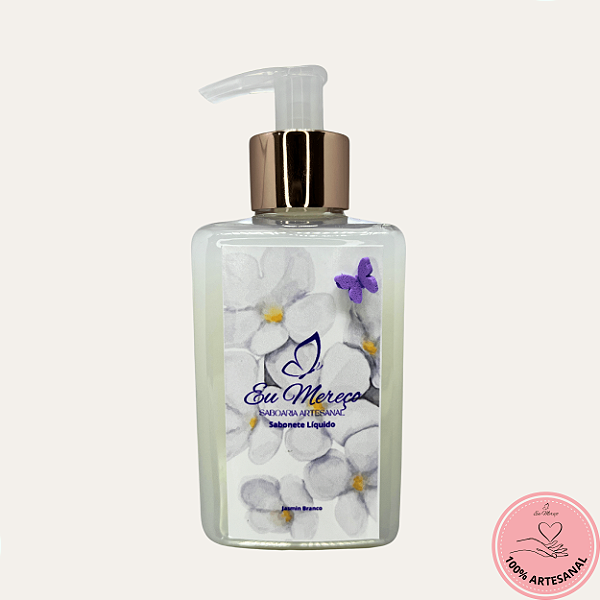 Sabonete Liquido Natural Jasmin Branco | Hidratante, delicado e elegante