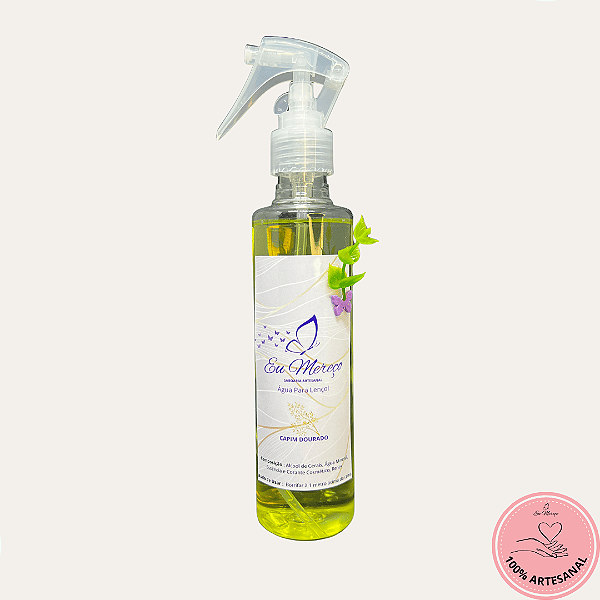 Água para Lençol Capim Dourado | Cítrico e Florado - 200ml