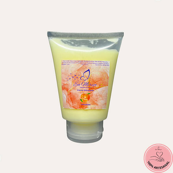 Creme Hidratante Artesanal Tangerina | Hidratação Intensa - 60ml