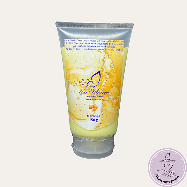 Hidratante Corporal Artesanal Maracujá | Hidratação Intensa - 150ml