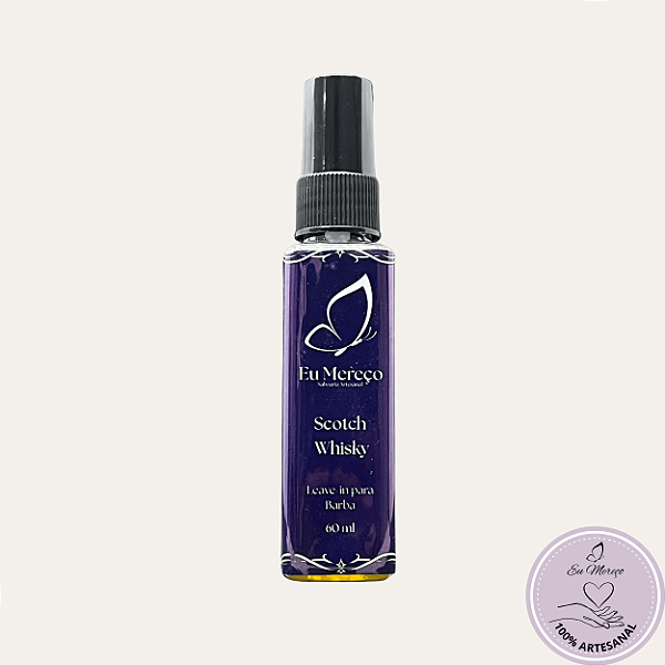 Leave-in para Barba Scotch Whisky | Nutrição, Força e Estilo - 60ml