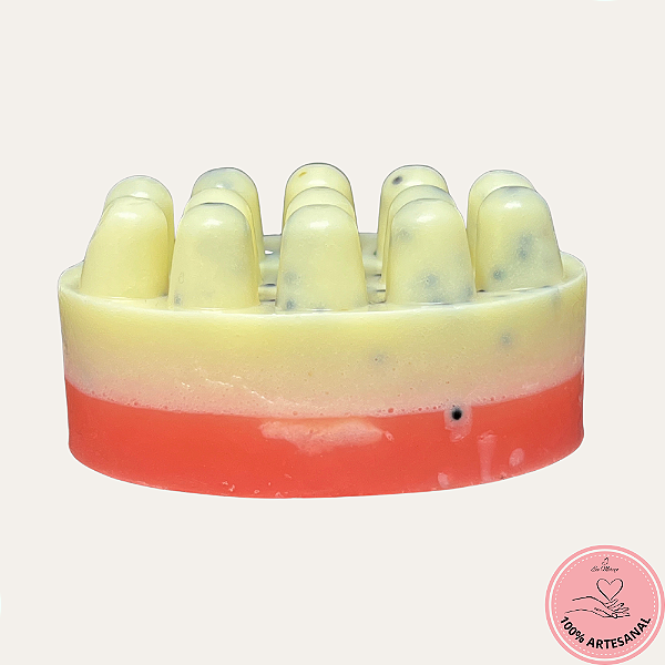 Sabonete Massageador Pitaya | Estimula a circulação e refresca