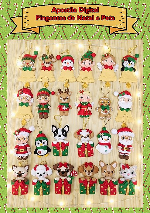 APOSTILA DIGITAL PINGENTES DE NATAL E PETS