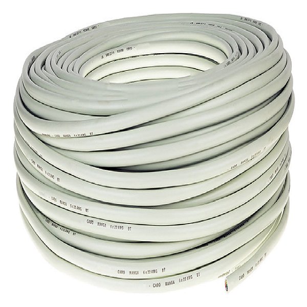 CABO MANGA 06X26AWG SEM BLINDAGEM (130 METROS)