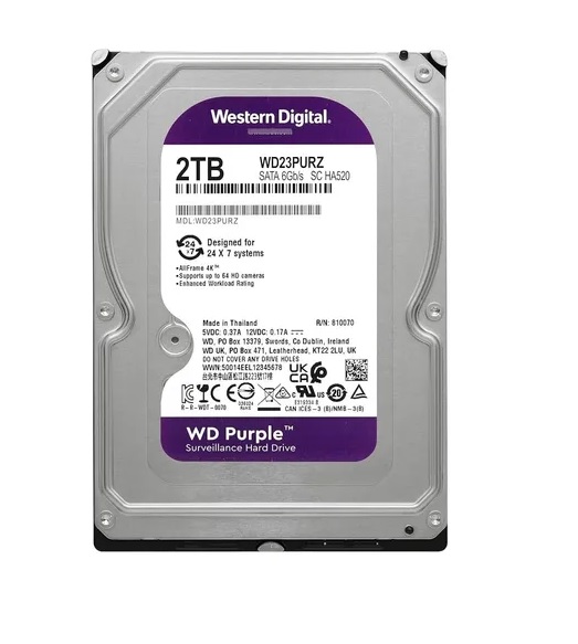 HD Intelbras 2TB WD Purple