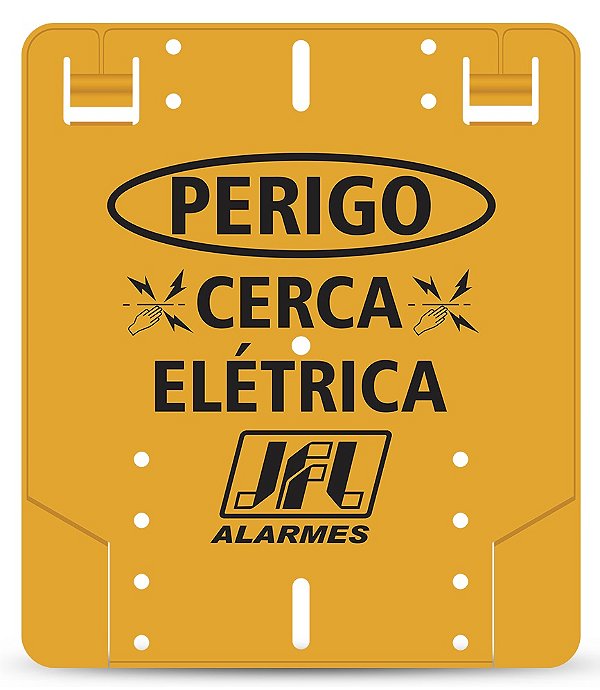 PLACA ADVERTENCIA DE CERCA JFL
