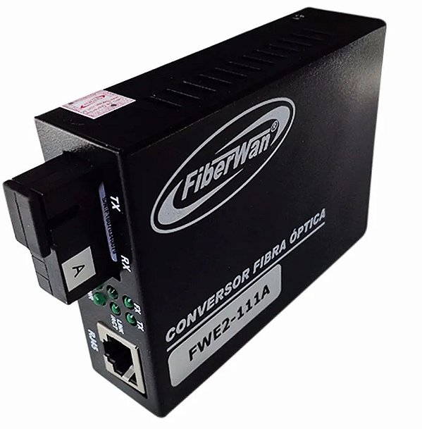 FWE2-111A CONVERSOR DE FIBRA OPTICA 1 FO 1 RJ45 FIBERWAN