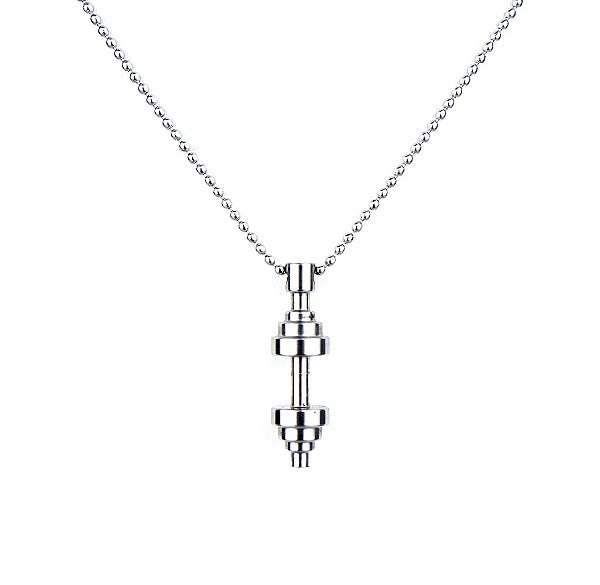 COLAR PINGENTE HALTER TAMANHO "PP" - AÇO CIRÚRGICO