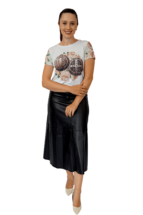 Medalha de São Bento - Modelagem Quadrada