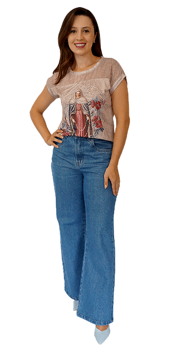 N. Sra das Lágrimas - Modelagem Tshirt com Pala