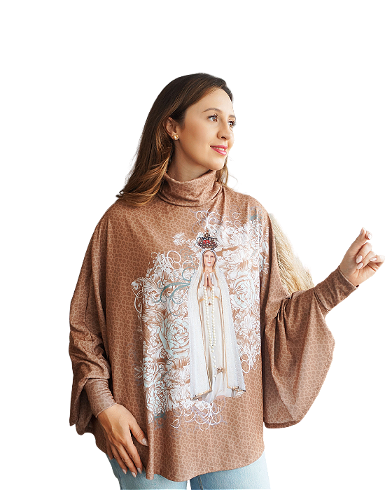 Nossa Sra. de Fátima - Modelagem Poncho