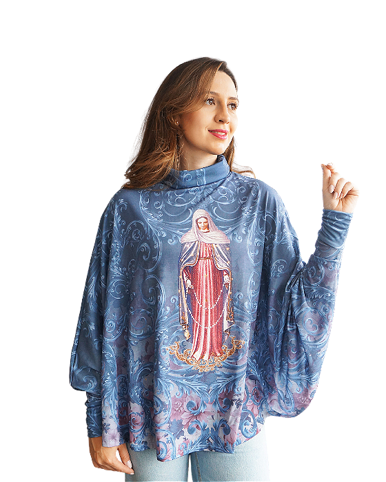 Nossa Sra. das Lágrimas - Modelagem Poncho
