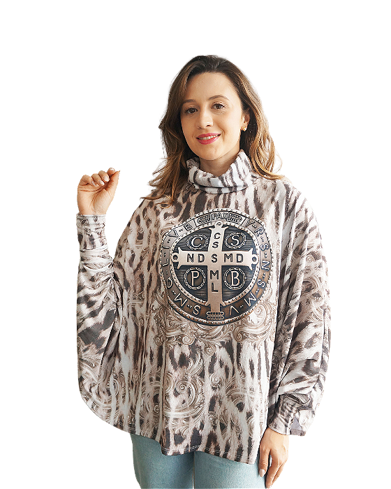 Medalha de São Bento - Modelagem Poncho