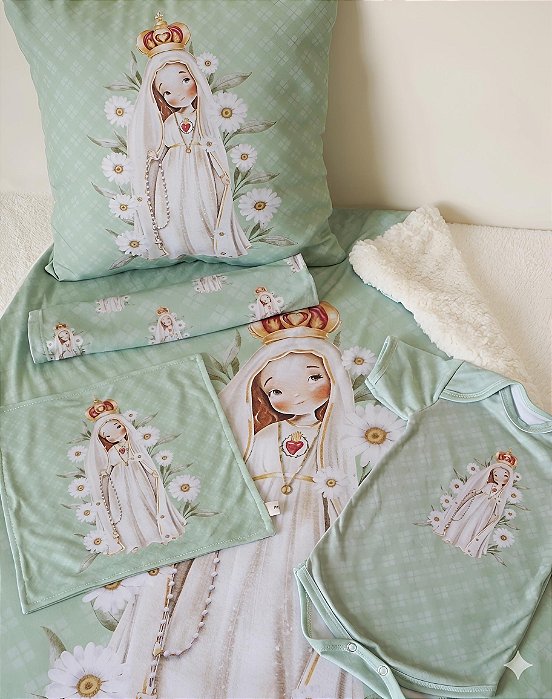 Kit Enxoval do bebe Fátima Verde