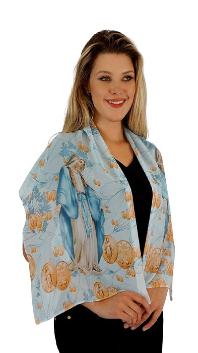 Echarpe Graças e Medalhas