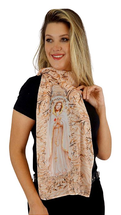 Echarpe Rosa Mística Rosê