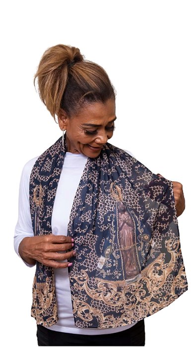 Echarpe Aparecida Print