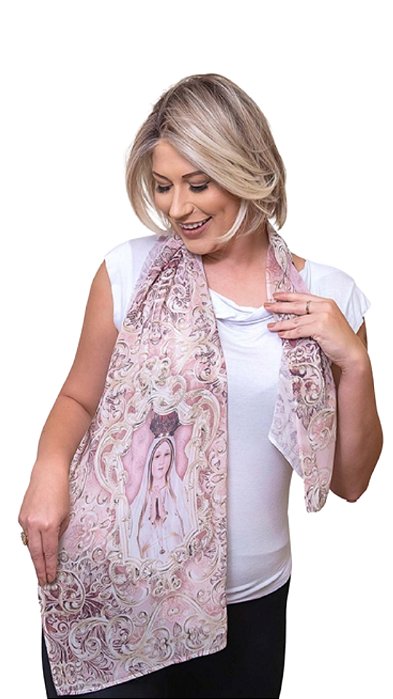 Echarpe Fátima Rosê