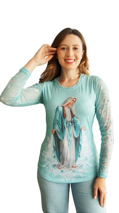 Camiseta Quadrada 2/3 TULE Nossa Sra das Graças