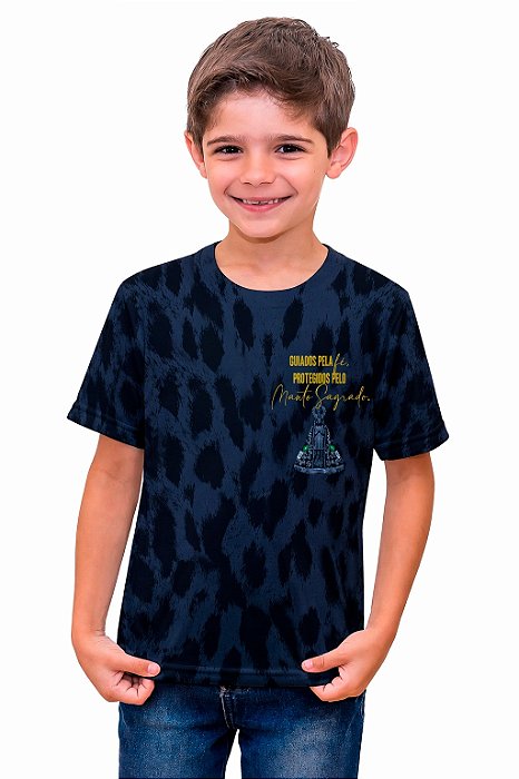 Camiseta Infantil Dry Aparecida Azul