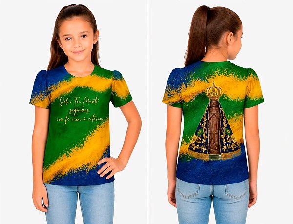 Camiseta Frufru Dry Aparecida sob o teu Manto