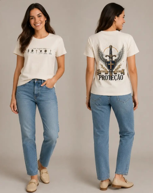 Quadrada Algodão Off White - Proteção