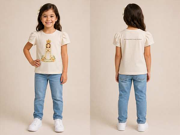 Nossa Senhora de Fátima Frufru Off White