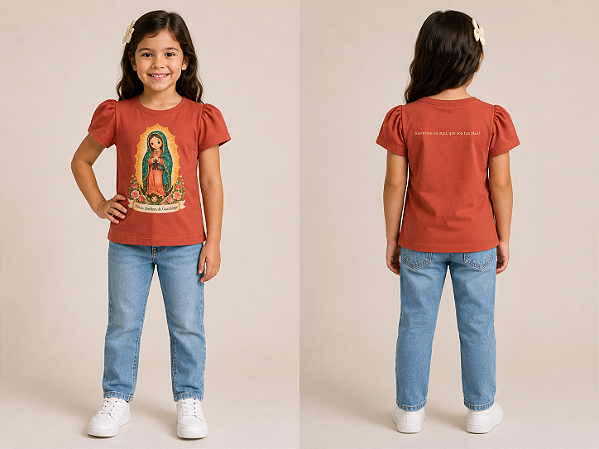 Nossa Senhora de Guadalupe Frufru Terra Cota