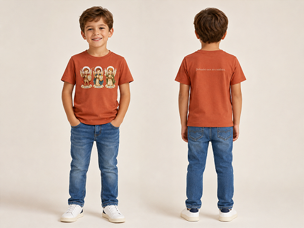 Camiseta Arcanjo Terra Cota