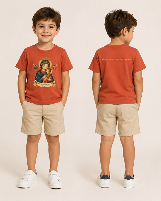 Camiseta Perpétuo Socorro Terra Cota