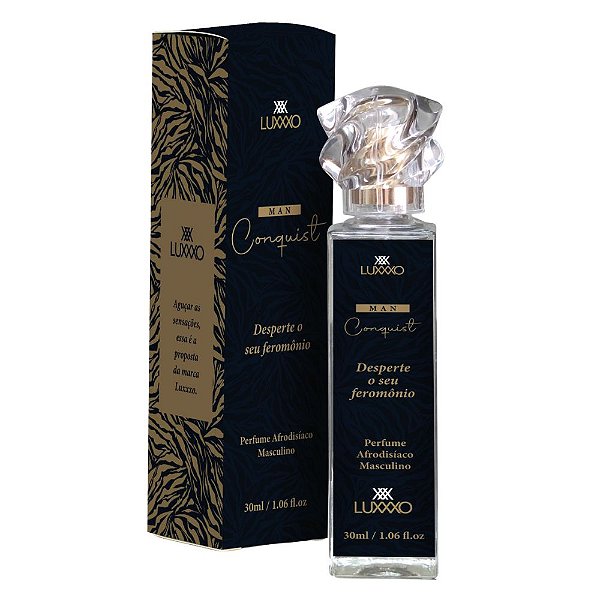 MAN Conquist - Perfume Masculino com Feromônio - LUXXXO - 30ml