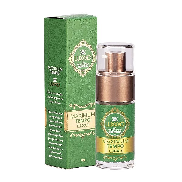 MAXIMUM TEMPO - Lubrificante Retardante Masculino - LUXXXO - Frasco 30ml