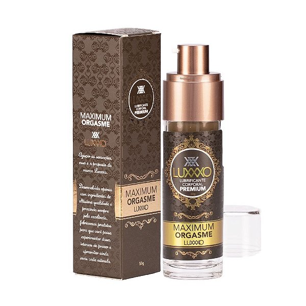 MAXIMUM ORGASME - Lubrificante Super Excitante - LUXXXO - Frasco 50ml - IMP1
