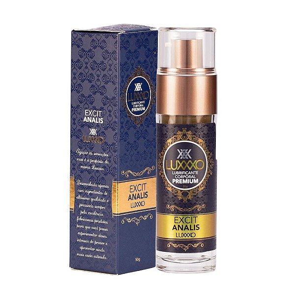 EXCIT ANALIS - Lubrificante ANAL Super Excitante - LUXXXO - Frasco 50 ml - IMP1A