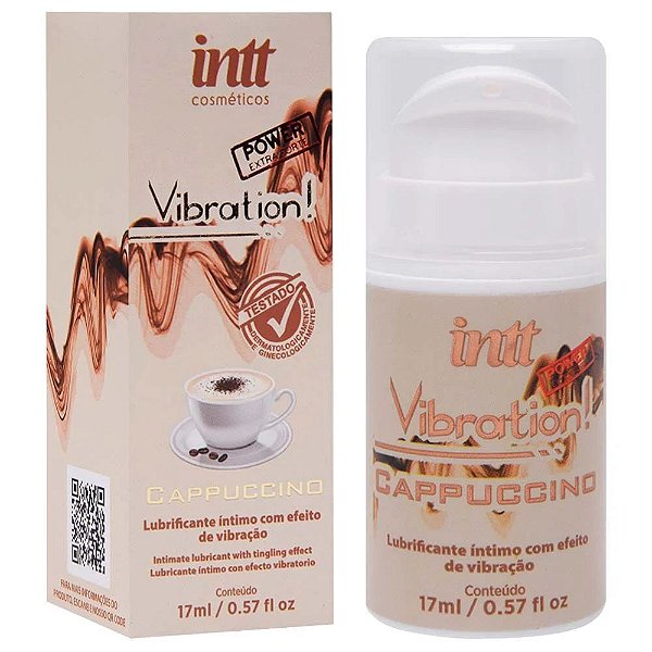 Vibration! Gel Eletrizante Estimulante SUPER Vibrante CAPUCCINO - LANCAMENTO INTT