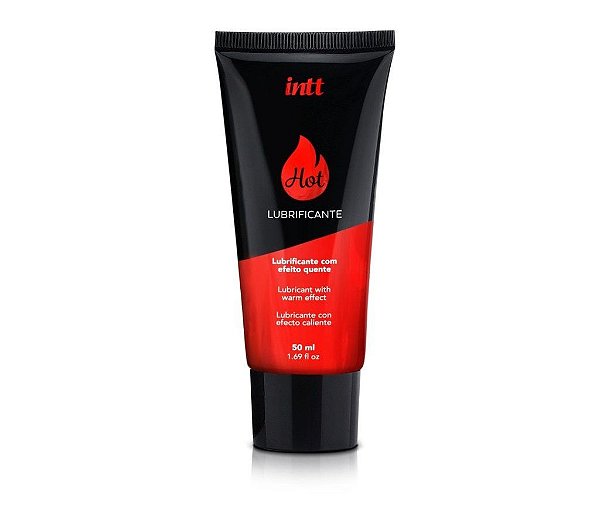 Gel HOT Lubrificante a Base de Água MORANGO - INTT - 50ml