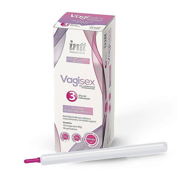 Vagisex Hidratante Lubrificante Intravaginal 10 Aplicadores 30G Intt