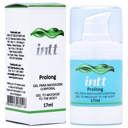 Prolong Gel Prolongador Masculino Intt -