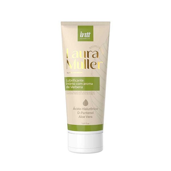Lubrificante Íntimo Com Ácido Hialurônico, D-Pantenol, Aloe Vera e Verbena INTT BY LAURA MULLER - 50ml