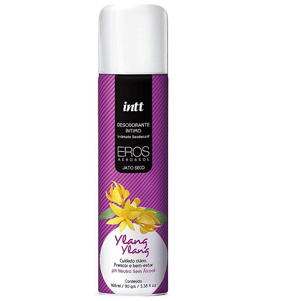 Desodorante Íntimo Eros Ylang - Jato seco - 166ML INTT