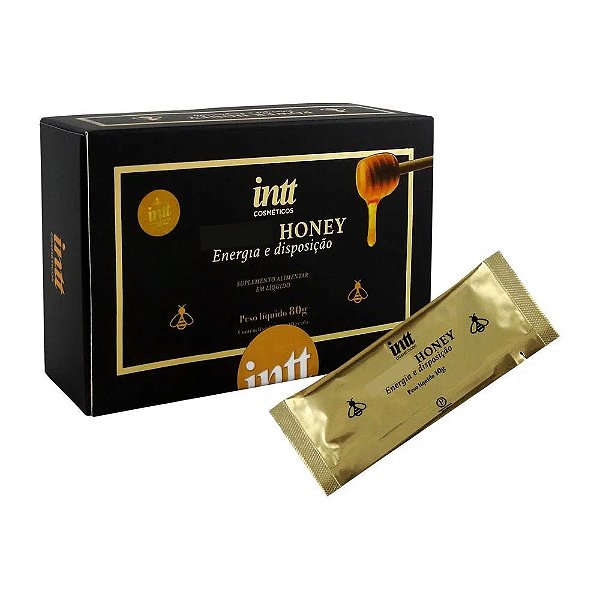 (1 sachê) INTT POWER HONEY - Melzinho Amor - ESTIMULANTE NATURAL UNISSEX EM SACHÊ DE 10G - Unidade 1 Sachê