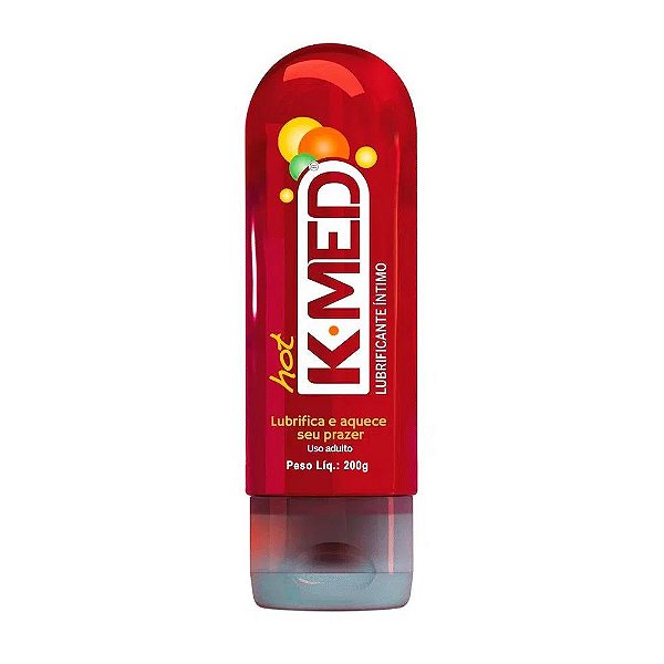 Lubrificante K-med Hot - Lubrificante Íntimo Aquecedor - 200ml -