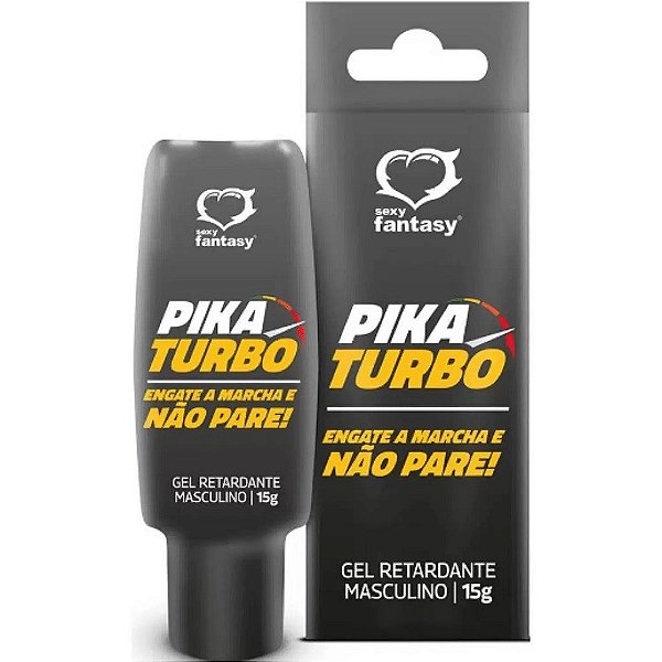 PIKA TURBO 15G - Gel Retantante Masculino - Sexy Fantasy 4740