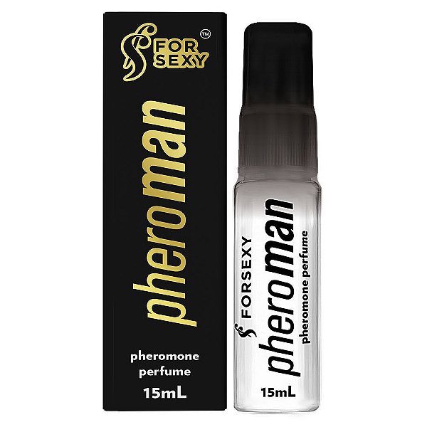 PHERO MAN Perfume Masculino Feromônio Afrodisíaco 15ml - For Sexy