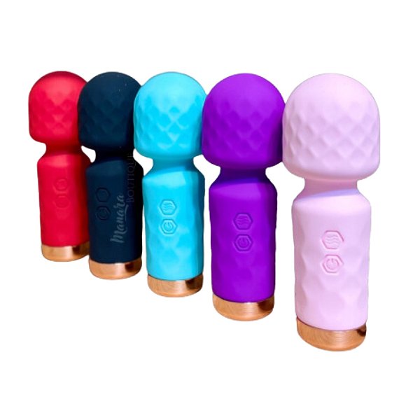 Vibrador Mini Varinha Mágica Recarregável e Cabeça Flexível -  Mini AV Stick