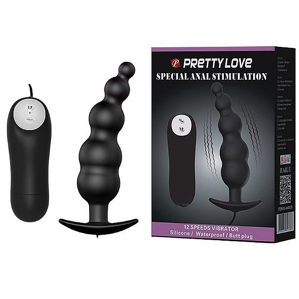 Plug Anal com Vibro Escalonado - Stimulation II - Pretty Love - 6505