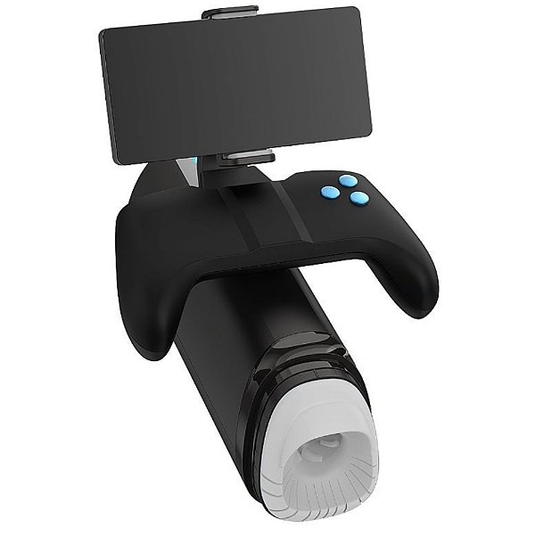 Masturbador Vai e Vem Com Suporte Para Celular - 10 Velocidades e 10 Modos Sobe e Desce - 8320