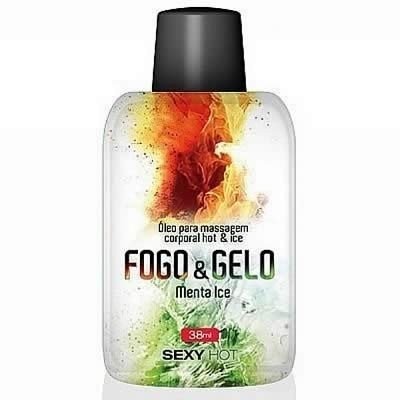 Gel Lubrifigante Beijável Fogo E Gelo - Menta Ice - CO233