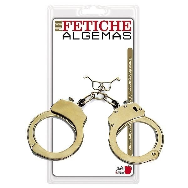 Algemas em metal niquelada - LS023